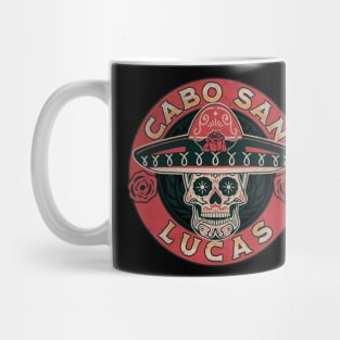 Cabo San Lucas Day of the Dead Sugar Skull Design Mug